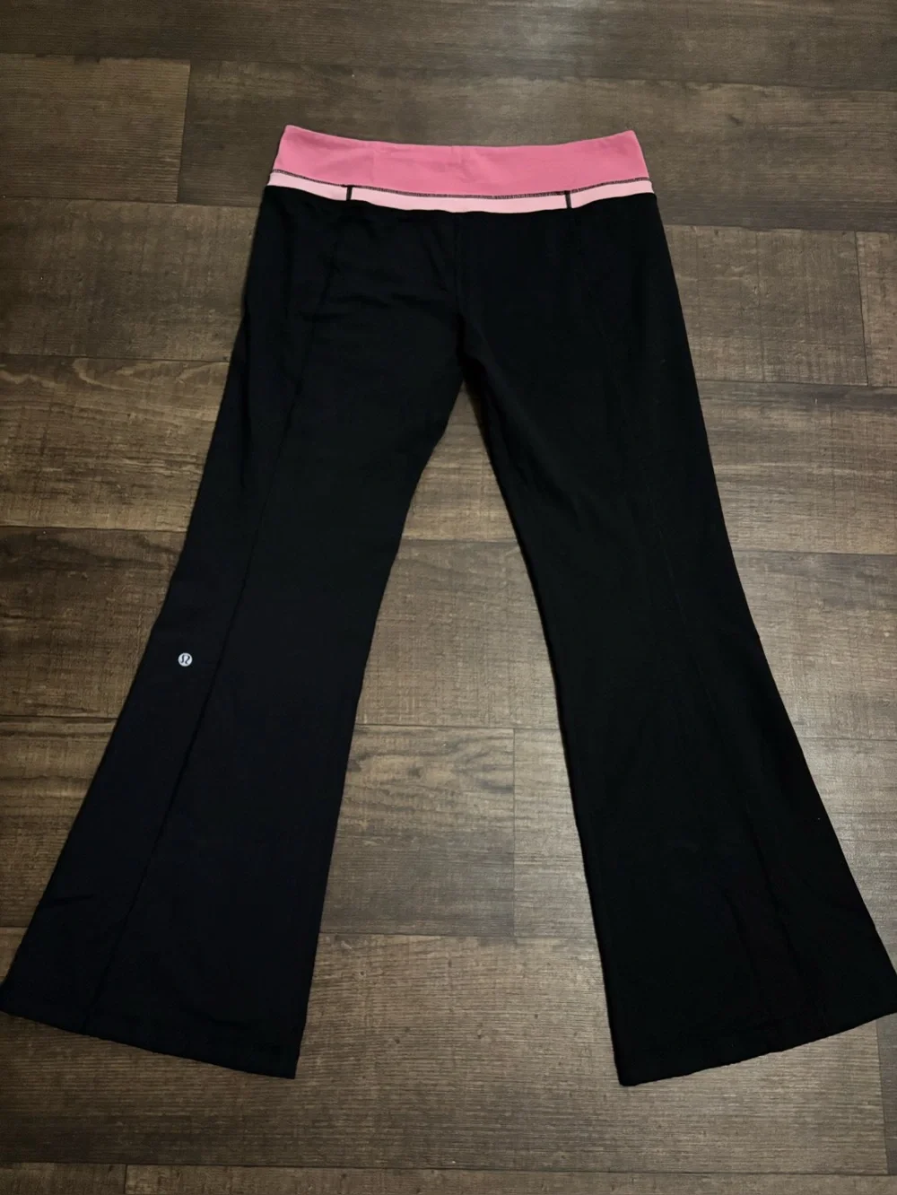 Lululemon Women’s Reversible Yoga Flare Athletic Stretch Pants Size 12
